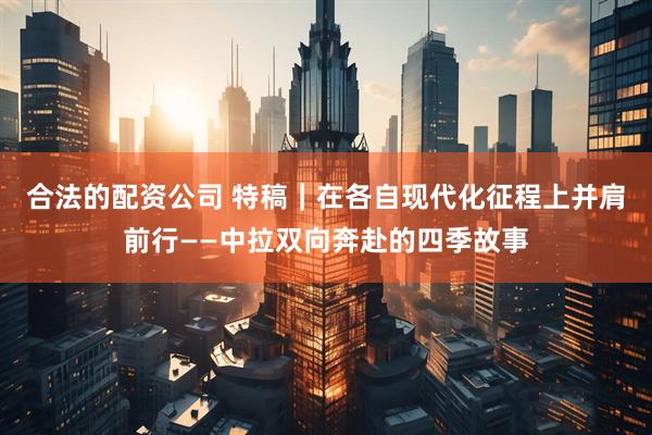合法的配资公司 特稿｜在各自现代化征程上并肩前行——中拉双向奔赴的四季故事